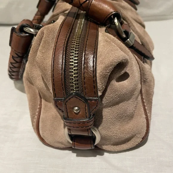 Banana Republic Brown Suede Handbag - Picture 5 of 13